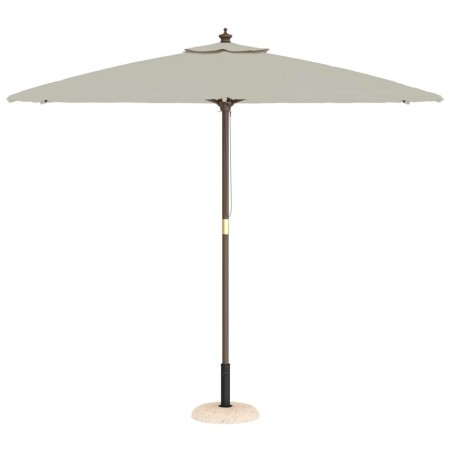 Base de parasol pour poteaux de 37/42/52/58mm en béton jaune de 20 kg 
