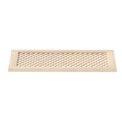 Portes d'armoires en treillis 2 pcs 39,5x99 cm pin massif 