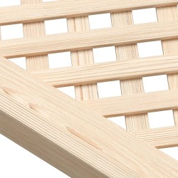 Portes d'armoires en treillis 2 pcs 39,5x99 cm pin massif 