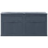 Boîte de rangement de jardin 320 L Noir 