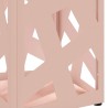 Porte-parapluies Rose Métal Moyen Incrustations Décoratives 