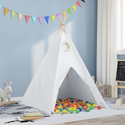 Tente Teepee Autre Blanc Moyenne Polyester 