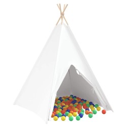 Tente Teepee Autre Blanc Moyenne Polyester 