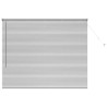 Store de Fenêtre avec des rideaux Argenté 80 x 130 cm Aluminium 
