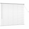 Store de Fenêtre avec des rideaux Argenté 80 x 130 cm Aluminium 