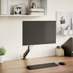 Bras pour moniteur unique 27 pouces max ressort à gaz 10 kg 
