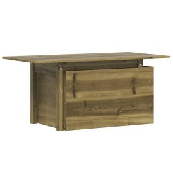 Table de jardin 100x50x75 cm bois de pin imprégné 
