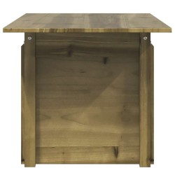 Table de jardin 100x50x75 cm bois de pin imprégné 