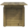 Table de jardin 100x50x75 cm bois de pin imprégné 