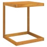 Table en forme de C 42x40x50 cm bois massif d'acacia 