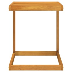 Table en forme de C 42x40x50 cm bois massif d'acacia 