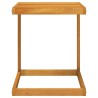 Table en forme de C 42x40x50 cm bois massif d'acacia 