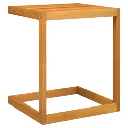 Table en forme de C 42x40x50 cm bois massif d'acacia 