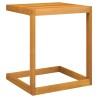 Table en forme de C 42x40x50 cm bois massif d'acacia 