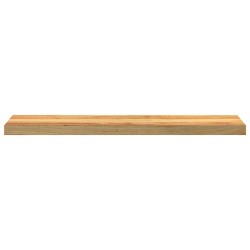 Appuis de fenêtre 2 pcs marron clair bois de chêne massif 