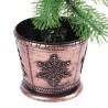 Arbre de Noël artificiel pré-éclairé et boules 65 cm vert 