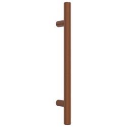 Poignées d'armoire 20 pcs bronze 128 mm acier inoxydable 