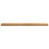 Appuis de fenêtre 2 pcs marron clair bois de chêne massif 