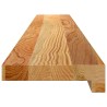 Appuis de fenêtre 2 pcs marron clair bois de chêne massif 