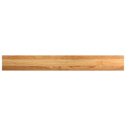 Appuis de fenêtre 2 pcs marron clair bois de chêne massif 
