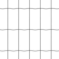 Clôture Euro Grise 1x10 m Acier 