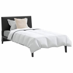 Couette avec oreiller 2 pcs Blanc 155 x 200 cm Bas 