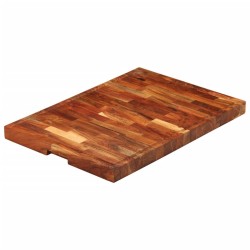 Planche à découper 60x42x4 cm bois d'acacia massif 