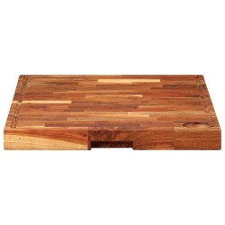 Planche à découper 60x42x4 cm bois d'acacia massif 