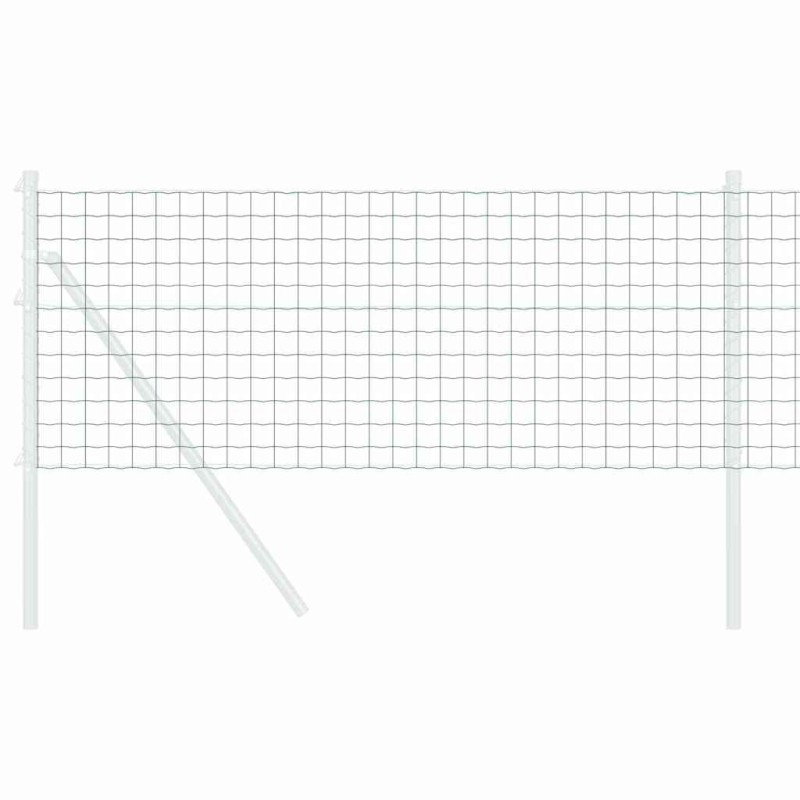 Clôture Euro verte 0.8x25 m Acier 