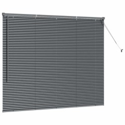 Store de Fenêtre Gris foncé 80 x 130 cm Aluminium 