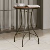 Table de bistro mosaïque terre cuite Ø50x70 cm céramique 