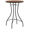 Table de bistro mosaïque terre cuite Ø50x70 cm céramique 