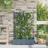Jardinières de jardin 1 pc Treillis Gris clair 80 x 40 x 126 cm 