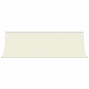 Auvent rétractable crème 350x150 m tissu et acier 