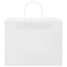 Sacs en papier 250 pcs avec poignées blanc 32x22x24 cm 