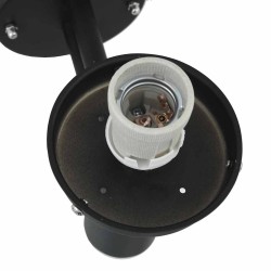 Applique murale extérieure Noir Acier Inoxydable IP44 