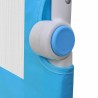 Barrière de lit de sécurité pour tout-petits 2pcs Bleu 150x42cm 