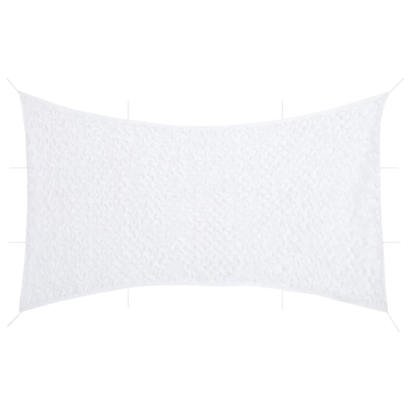 Filet de camouflage avec sac de rangement 729x602 cm blanc 