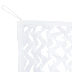 Filet de camouflage avec sac de rangement 729x602 cm blanc 