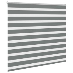 Store zèbre gris foncé largeur du tissu 160,9 cm polyester 