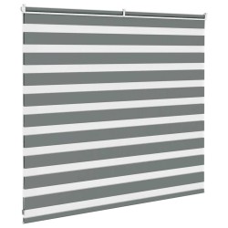 Store zèbre gris foncé largeur du tissu 160,9 cm polyester 