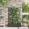 Jardinières de jardin 1 pc Marron 80 x 40 x 126 cm Plastique 