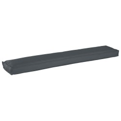 Coussins de palette pour banc 2 pcs anthracite 200x40x8 cm en tissu Oxford 