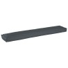 Coussins de palette pour banc 2 pcs anthracite 200x40x8 cm en tissu Oxford 