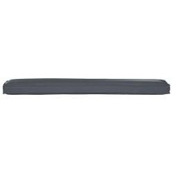 Coussins de palette pour banc 2 pcs anthracite 200x40x8 cm en tissu Oxford 