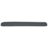 Coussins de palette pour banc 2 pcs anthracite 200x40x8 cm en tissu Oxford 