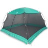 Filet Anti-Moustiques de Camping avec Porte, Vert, pour 4 Personnes, Imperméable. 