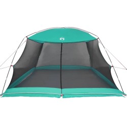 Filet Anti-Moustiques de Camping avec Porte, Vert, pour 4 Personnes, Imperméable. 