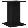 Support de plante 2 pcs Chêne noir 30x30x40 cm Bois reconstitué 