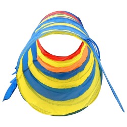 Tunnel de jeu pour enfants avec 250 balles Multicolore 245 cm 